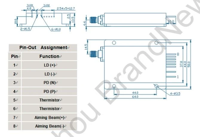 10w 1470 FC drawing